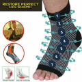 Miniatyrbild 4 av 5: 2 par fotstrumpor Plantar Fasciitis kompressionsstrumpor S/M