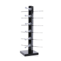 Miniatyrbillede 1 af 4: Solbriller Stativ Metal Solbriller Display Stativ Solbriller Skærmholder Metal Stativ Bordplade Briller Stativ Sort Sort