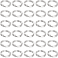 Miniatyrbillede 1 af 5: 100 stk. 10 mm Mini Split Jump-ringe med dobbelt øje Små metalringe Forbindelser til smykker, halskæder, armbånd, øreringe IC