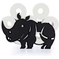 Pikkukuva 1 / 5: WC-paperitelineenpidin Metallipaperitelineenpidin Rhino-muotoinen paperitelineenpidin