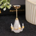 Pikkukuva 4 / 5: Nukkekoti Miniatyyri Kattolamppu LED-Valo Olohuoneen Koristelelu