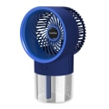Miniatyrbilde 2 av 5: IG Mini håndholdt vifte, bærbar personlig vifte Justerbar USB blå
