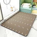 Pikkukuva 1 / 5: IC Badmattan, Superabsorbentti Nopeakuivuva Kylpyhuoneen Matto, Liukumaton Kylpyhuoneen Matto Kumipinnalla, Ultra ,17\" x 24\", Ruskea