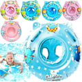 Pikkukuva 1 / 4: Baby Simning Float Ring för 3-36 månader Simbassäng tillbehör blue