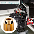 Miniatyrbillede 5 af 5: Ekstruderhjul 3D Printer Dele Gear 40 Tænder Messing Ekstruderhjul Kompatibel med CR-10, CR-10S, S4, S5, Ender 3, Ender 3 Pro (10)