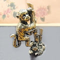 Miniatyrbilde 3 av 5: IC Messing Naughty Monkey Hjemmeinnredning Retro Desktop Elegant Objekt Eller