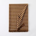 Miniatyrbild 3 av 3: IC Houndstooth Klassisk Cashmere Vinterhalsduk 70*185CM Camel