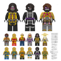 Miniatyrbild 7 av 11: Set med 24 st go Minifigurer Kai Jay Sensei Wu Master Building färgglada one size