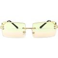 Pikkukuva 2 / 5: IC Vintage Rimless Sunglasses Rectangle Frame Candy Color Glasses Women Men B2642
