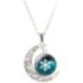 Miniatyrbillede 3 af 3: IC Moon Pendant Genshin Impact Glas Kupol Crescent Pendant-is