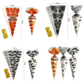 Miniatyrbilde 2 av 5: IC 100 stk Halloween Godteri Kjegleposer Gresskar Edderkopp Flaggermus Pakke C A3
