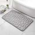 Miniatyrbillede 1 af 5: IC Memory Foam Bademåtte Skridsikker Bademåtte Grå