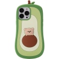 Miniatyrbild 2 av 5: IC 3D Avokado Case för iPhone 13 Pro, iPhone 13 Pro Avokado Case, 3D Söt Tecknad Barn Flickor Kvinnor Kawaii Lovely Bear Avokado Form