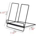 Pikkukuva 2 / 5: IC Monitoiminen taittuva resepti- ja tablettiteline metallista, iPadille