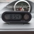 Miniatyrbild 4 av 5: IC Biltermometer Klocka LCD Digital Display Temperaturmätare