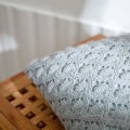 Pikkukuva 4 / 5: IC Boho timanttikirjonta peite Kiinteä pehmeä ja mukava koristeellinen kotelo (harmaa, 18\"x18\")