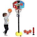 Miniatyrbillede 1 af 5: Basketballstativ til børn, pædagogiske legetøj 1.35 meter og 2 bolde