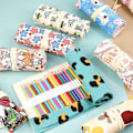 Miniatyrbilde 2 av 5: IC 12/36 hull Rulleetui Kawaii Skole Canvas Penn B24Hull
