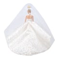Miniatyrbillede 5 af 5: 5 stk Barbie Tøj Tilbehør Dukke Bryllupskjole Prinsesse Kjole Aftenkjole 5 Stilarter(Kun tøj)
