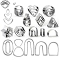 Pikkukuva 1 / 7: DIY savikorvakorut korujen valmistus värilliset savitarvikkeet säilytyspussilla ja taustakartongilla U-type 39-piece set