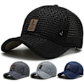 Pikkukuva 2 / 5: IC Summer Men Mesh Baseball Cap Solhatt utomhus Sommar Andas M Black 56-60cm