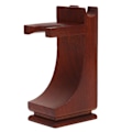 Miniatyrbillede 4 af 5: Træbørste Razor Drop Stand Stabil Vinrød Razor Stand med Anti-Slip