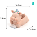 Miniatyrbillede 1 af 5: IC e Djurgrisformad miniblomkruka Resin Succulent er prydnad B