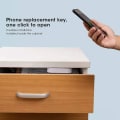 Miniatyrbild 5 av 5: IC Bluetooth Smart Skåplås - Osynligt Nyckelfritt Lås APP Fjärrlåsning för Fil/Garderob/Skoskåp/Kassaskåp
