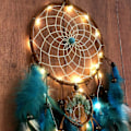 Miniatyrbillede 2 af 5: LED Drømmfangere, Til Soveværelse Væghængende Dekorationer Ornament IC