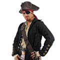 Miniatyrbillede 3 af 3: IC 2 stk Øjenlap Cosplay Øje Justerbar Pirat Øjenlap til Børn