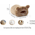 Pikkukuva 2 / 5: Pehmeä riippuva hamsterin riippumatto. Viihtyisä ja lämmin sänky kaneille.
