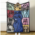 Miniatyrbilde 7 av 9: Taylor Swift-teppe, stjerne-teppe, flanell-teppe, personlig, mykt, dobbeltsidig fløyelsteppe, air condition-teppe, lurteteppe MXT-R 130*150