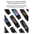 Miniatyrbild 3 av 5: IC Bluetooth Smart Armband (Lila)