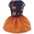 Pikkukuva 1 / 5: IC Halloween-koiranmekko Lomakohtainen Kissamekko Kurpitsa Tutu Pennunpaita Hame Hämähäkinverkko Kurpitsavaatteet Kisseille Pienille Keskikokoisille Koirien (S)