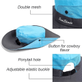Miniatyrbilde 5 av 5: IC Solhatt Bredbremmet Bucket Mesh Boonie Strand Fiskehatt UV-beskyttelse for Kvinner