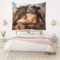 Miniatyrbilde 3 av 3: IC Godzilla Gobeleng Veggteppe Godzilla Vs Kong Of The Monsters