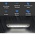 Miniatyrbillede 4 af 5: LED 12V Solskærmsspotlight, Ultra Flad Camper, LED 12V Camping Forsænket Indvendig Belysning til Biler Yachts Camper Døre Korridorer Modificerede Lys