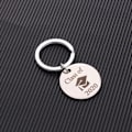 Miniatyrbilde 2 av 4: 3 stk nøkkelring veske metall sjarm nøkkelring Graduation anheng sjarm metall nøkkelringer Graduation K 2.5cm IC