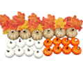Miniatyrbild 1 av 4: Hanksgiving-set, konstgjorda lönnlöv, skördepumpor, kalebasser, röda bär för höst, höst- och halloweendekoration av hemfest