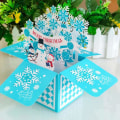 Pikkukuva 2 / 5: IC 2 kpl 3D-papercut-kortit koristelaatikko C
