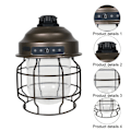 Pikkukuva 4 / 5: IG LED-leirituli, latautuva riippuva ulkotilaan, retkeilyyn Retro copper