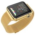 Pikkukuva 5 / 5: IC Apple Watch -ranneke 41/40/38 mm Milanese Loop Metalli - Valitse Väri Kulta
