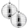 Miniatyrbilde 1 av 5: IC 2-pakning 4 tommers speil discokuler, 70-talls discofestdekorasjon