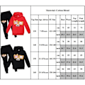 Miniatyrbild 4 av 4: Pojkar Flickor LANKYBOX Hoodies Träningsoveraller Toppar+ Set ed 140cm