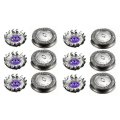 Miniatyrbilde 1 av 4: IC 6 stk Hode Rakblad Philips Barbermaskin HQ3 HQ4 HQ55 HQ56 Blad Menn