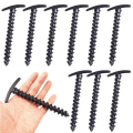 Miniatyrbilde 1 av 5: IC Teltplugger 10-pak markankre Teltplugger, 5,7 tommer T-form sort