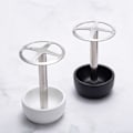 Miniatyrbillede 3 af 5: IC Tandbørsteholder, multifunktionel tandbørsteholder til badeværelsesskab, skillevæg i rustfrit stål, elegant design, rummer 4 standardbørster