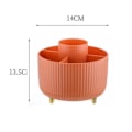 Miniatyrbillede 5 af 5: 360° roterende organizer med låg - Hvid