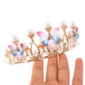 Pikkukuva 5 / 5: Kristalli Prinsessakruunu Strass Tiara Tytön Syntymäpäiville