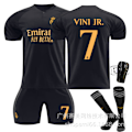 Miniatyrbilde 1 av 9: Real Madrid andre bortetrøye nr. 8 10 Modric 7 Winnie 5 Bellingham Ronaldo fotballuniform 7 Winnie the Pooh Sock Guard twenty four#